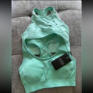 NVGTN Green Sports Bra Racerback Intimates